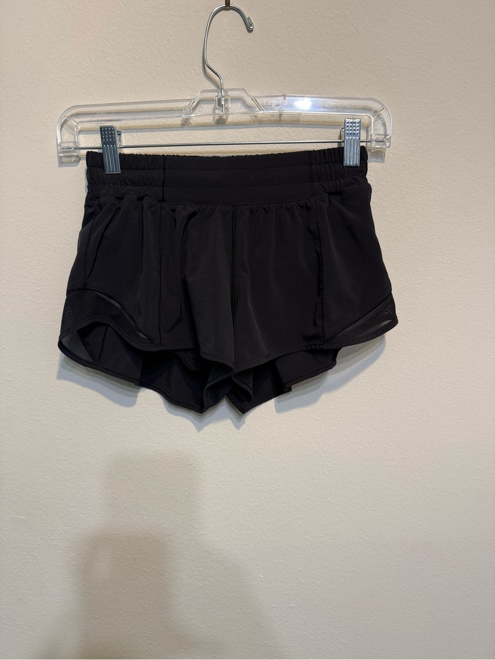 lululemon athletica Black Split-Hem Running Shorts